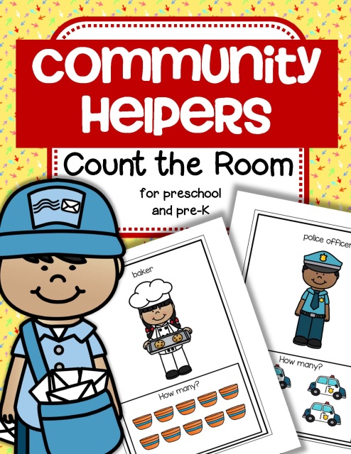 Community helpers activities for preschool, prek and kindergarten