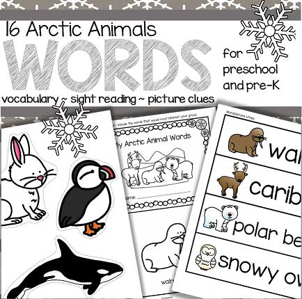 Arctic Animals Song for Children  Arctic animals preschool, Polar animals  preschool, Arctic animals