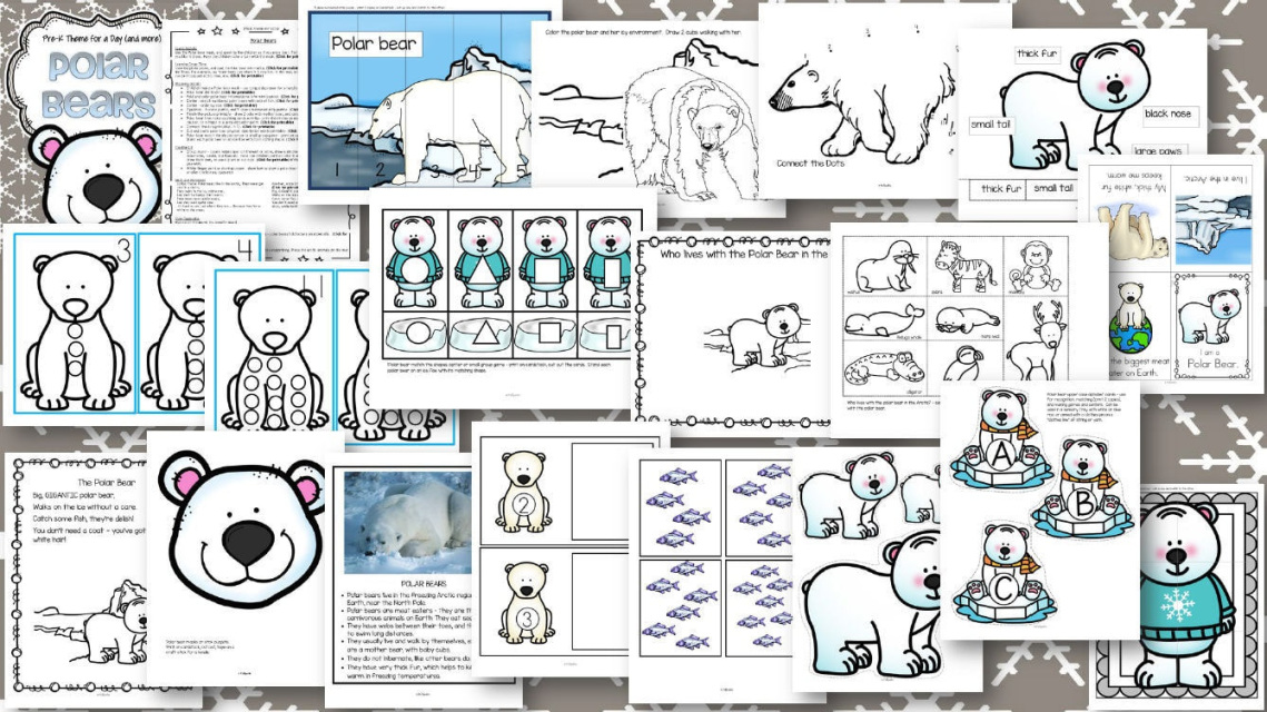 Polar Bear Hidden Message Math Worksheet Answers
