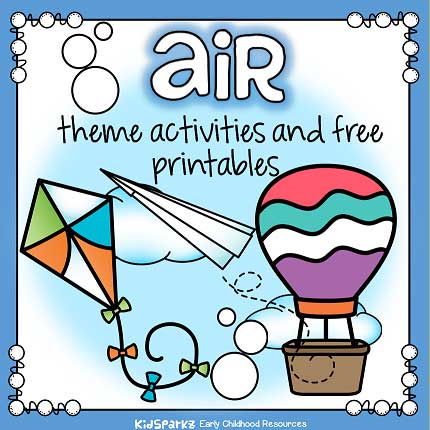 Air preschool theme activities - KidSparkz - KIDSPARKZ
