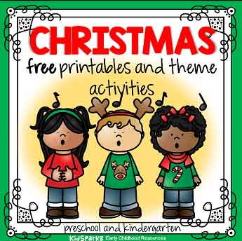 Preschool Christmas Theme Activities And Printables Kidsparkz