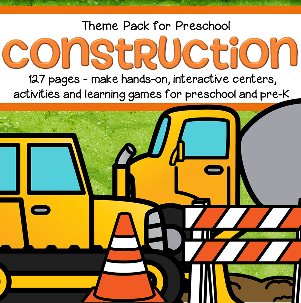 Construction Workers theme activities and printables for preschool and ...