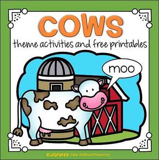 Cows theme activities and printables for preschool