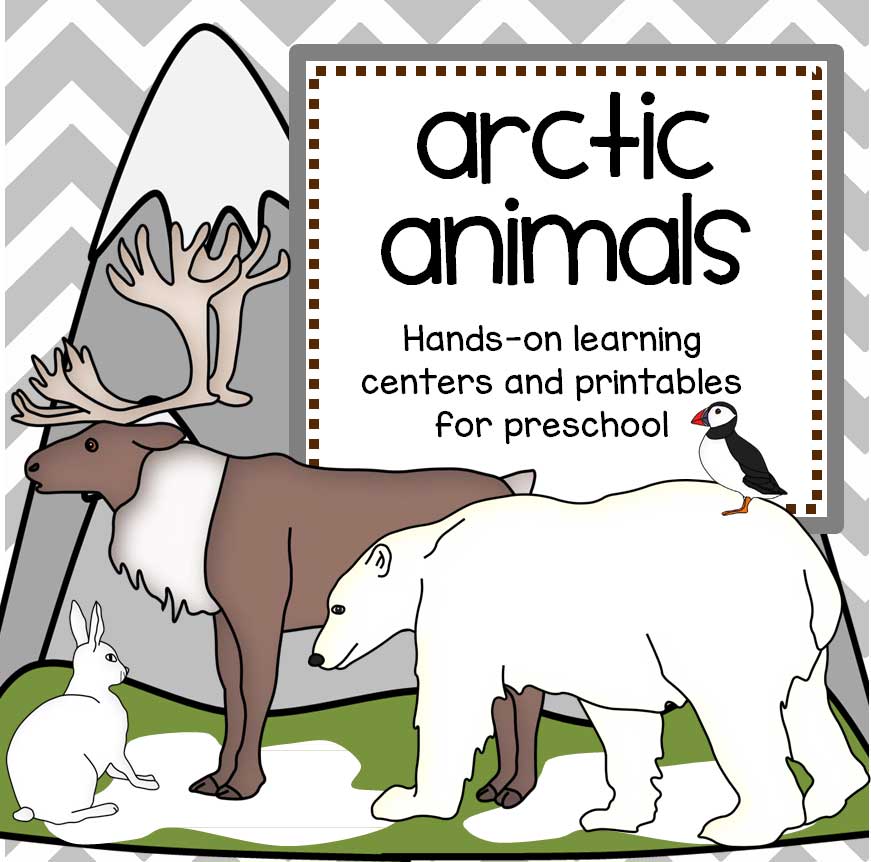 ARCTIC ANIMALS PACK - Theme Unit with Posters, Photos, Games