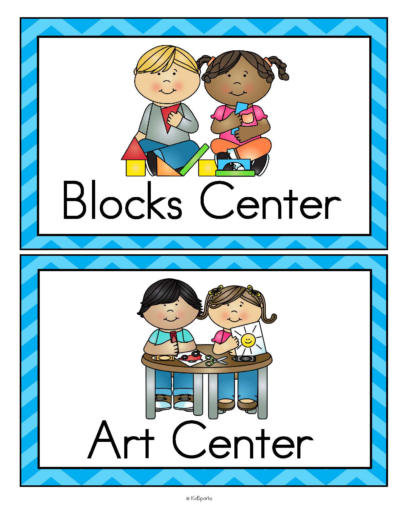 Classroom Center Labels Free Printable - Templates Printable Download