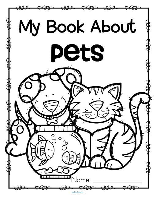 Printable Preschool Pet Theme Worksheets