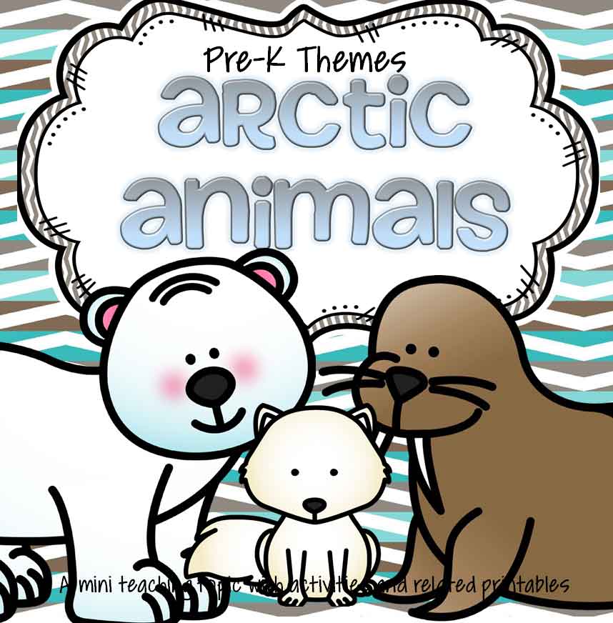 Arctic Animals Math and Literacy Activities and Centers for