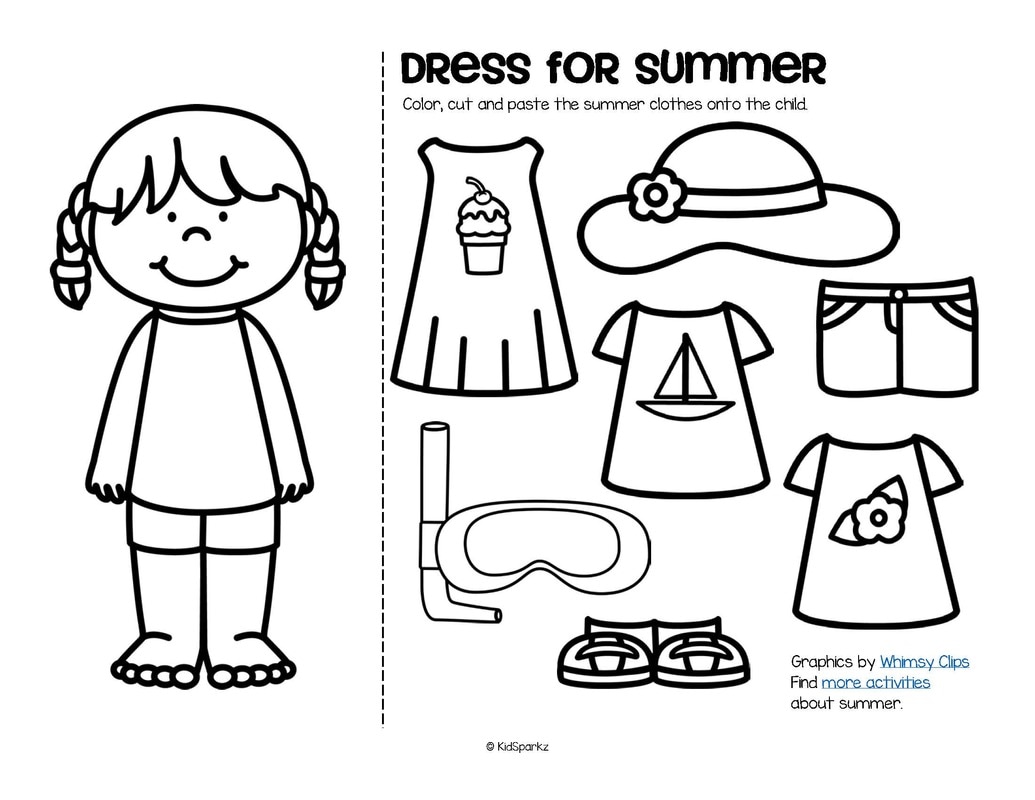 Summer Theme Activities And Printables For Preschool Pre K And